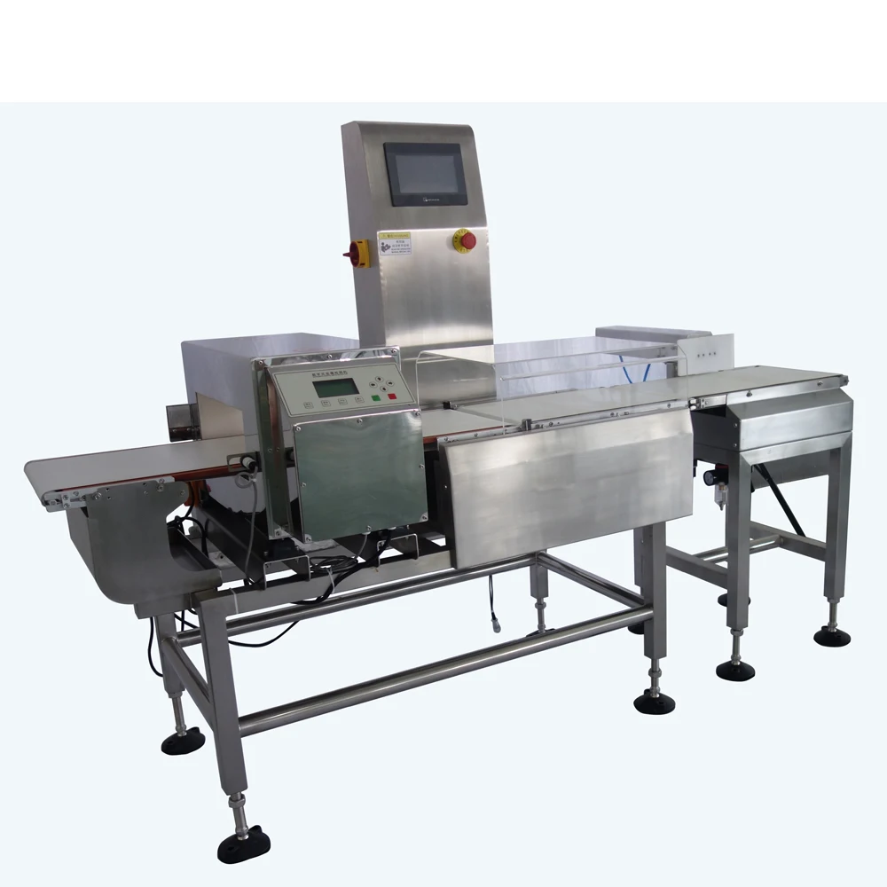 SUS304 комбинированный металлоискатель checkweigher для контроля пищевой