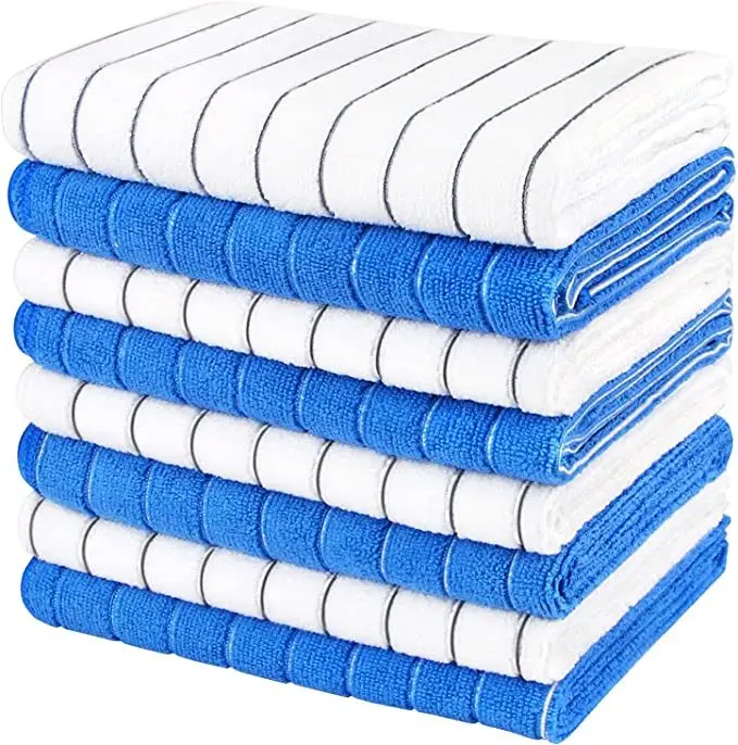 330 GSM 45 x 65 cm Microfiber Dish Towels Super Absorbent for Home Kitchen & Floor Use