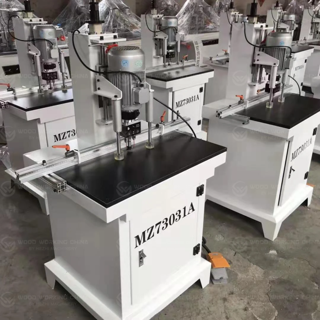 Single Head Vertical Hinge Boring Drilling Machine For Furniture Making