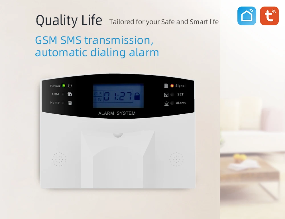 GSM Alarm Host Sound and Light Alarm Power Failure  Burglar Alarm