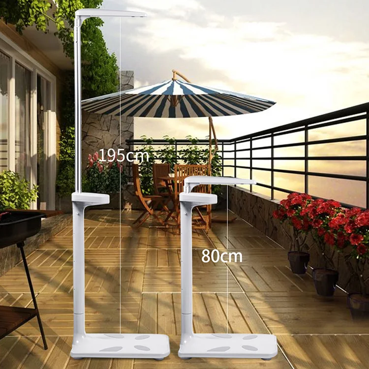 New Products Digital Medical Body Analyzer BMI Ultrasonic Height And Weighing Scale