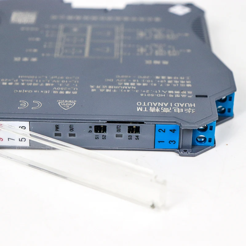 Предохранительный барьер взрывозащищенный 1 в 1 Наружный предохранительный изолятор сигнала 4-20 мА 0-10 в