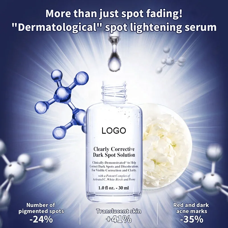 Wholesale 30ml Organic Face Skin Care Corrector Serum Clearly Corrective Dark Spot Solution