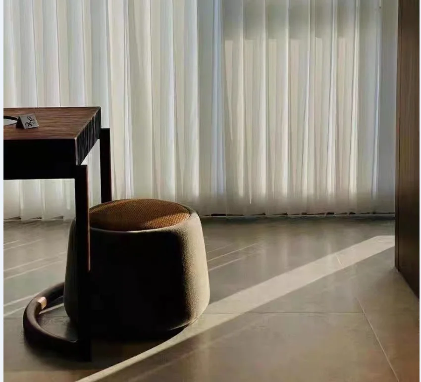 Round Shape Leather Storage Chair  Storage Ottoman Footrest Stool for Ottoman Chest,Upholstered Ottomans