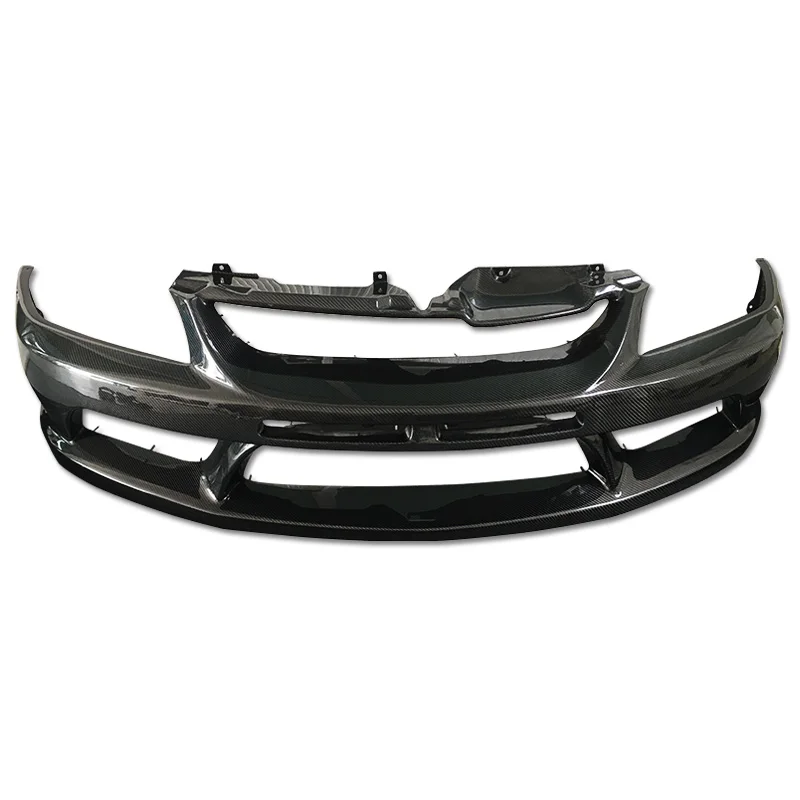CARBON FIBER  VRS HURTLING STYLE WIDE WIDE FRONT BUMPER WITH FRONT LIP W. UNDER DIFFUSER FOR MITSUBISH EVO 7-9 CT9A