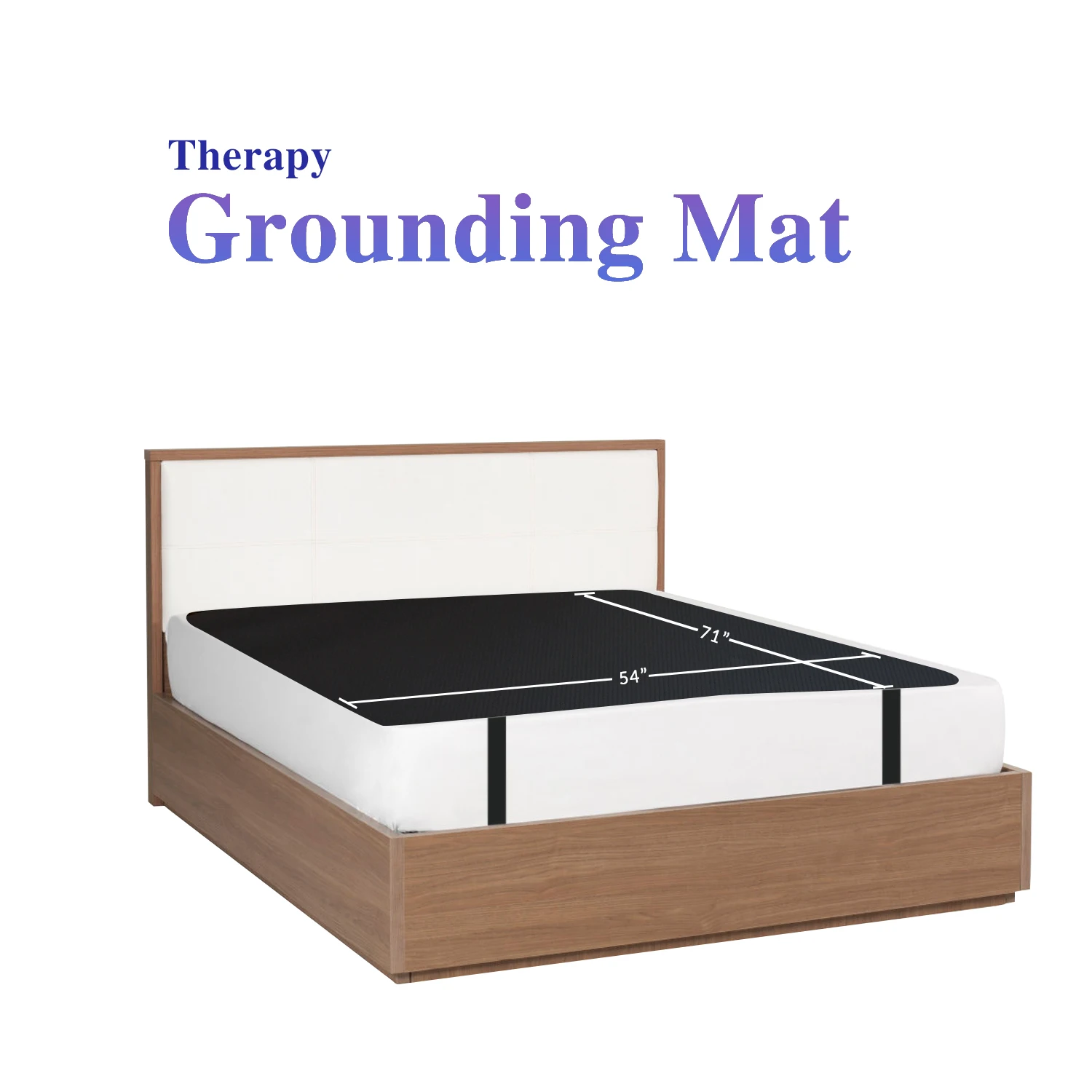 Grounding Mat for Bed Sleep Therapy Mats Earthing Cushions & Pads