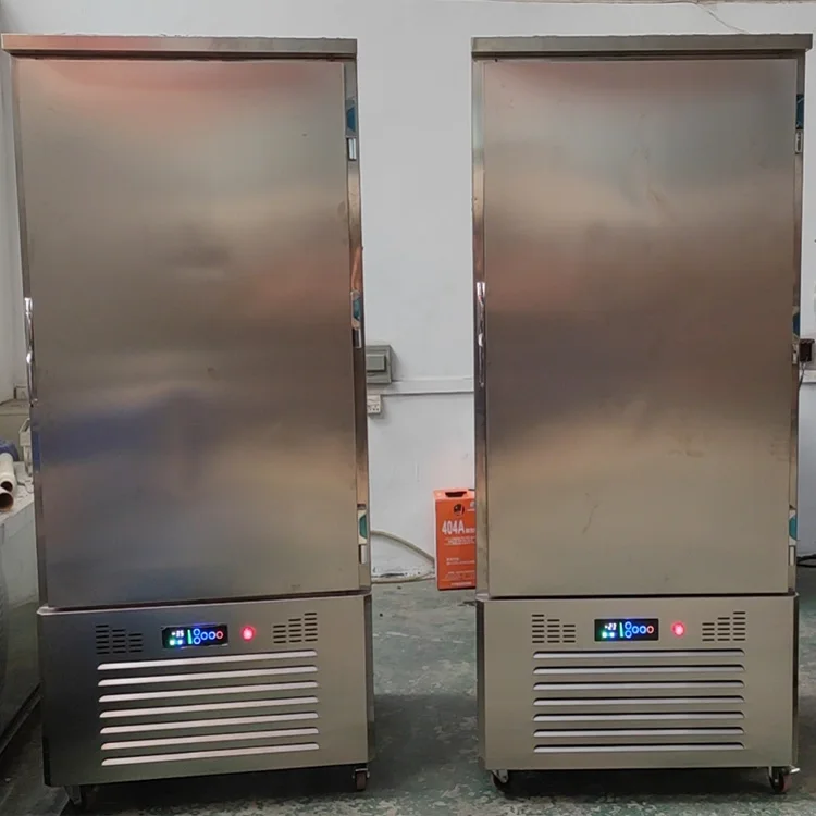 Professional Quick Freezer 15trays Blast Freezer CE approved Good quality stainless steel commercial blast chiller -40C for fish