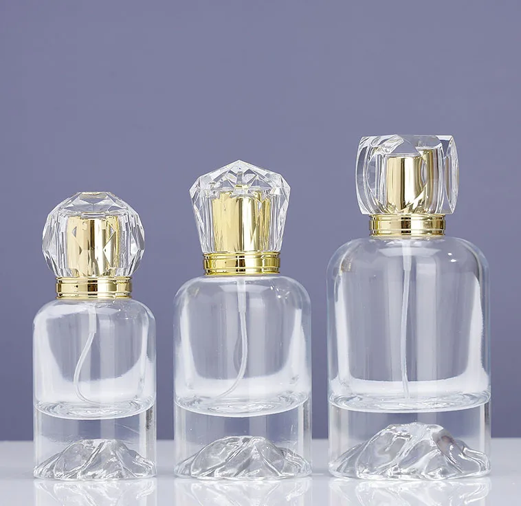30ml 50ml 100ml Cosmetics Perfume Bottle High-Grade Empty Glass Bottle with Crimp Cap
