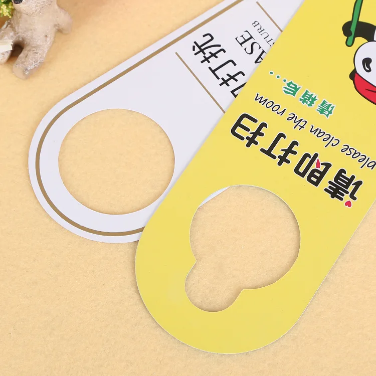 hotel door hangers Do not disturb plastic sign
