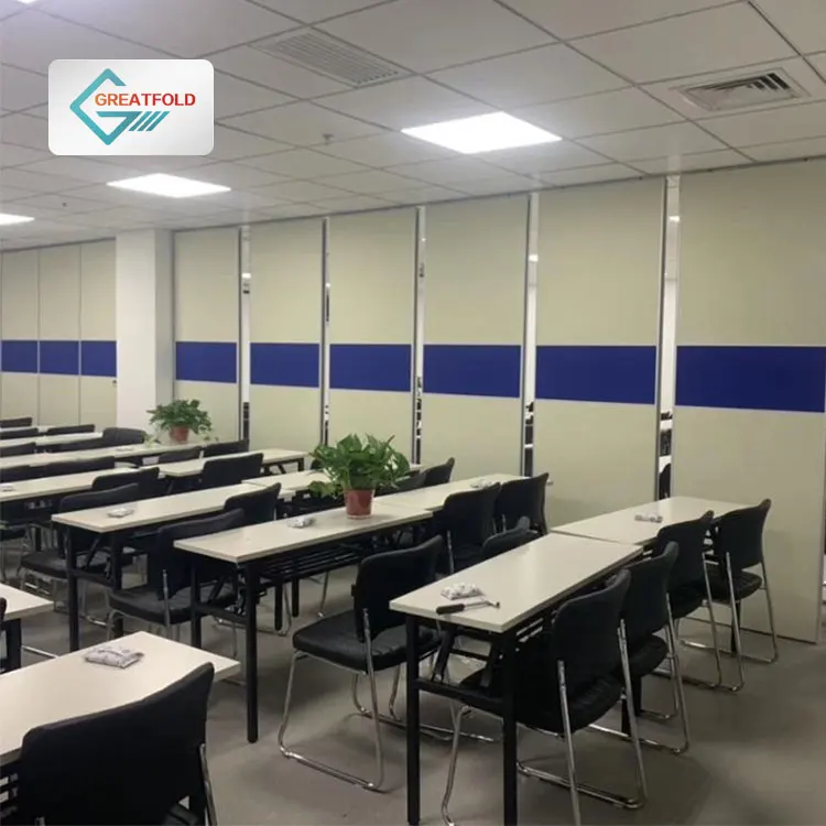 Soundproof Folding Partition and Sliding Walls Operable Movable Door for Office to Divide the Room
