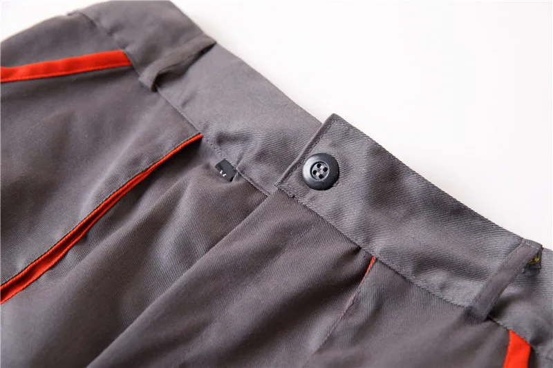 Long Sleeve Split Work Clothes Auto Repair Workshop Factory Clothes Set Labor Protection Clothes Cargo Work Pants