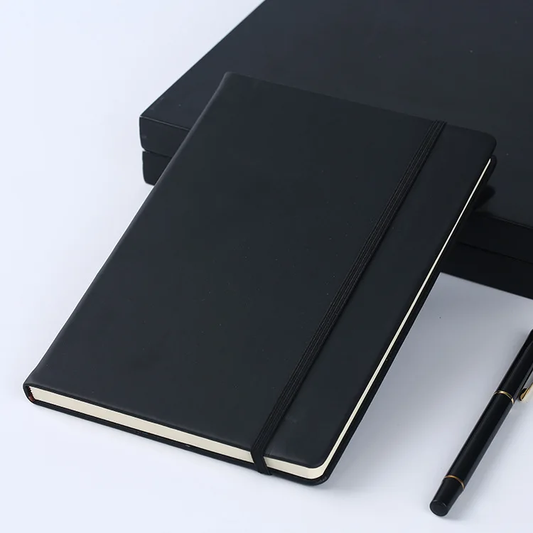 Personalized Custom A5 Daily Agenda Pocket Planner Journal Diary PU Leather Cover Notebook With Elastic Band