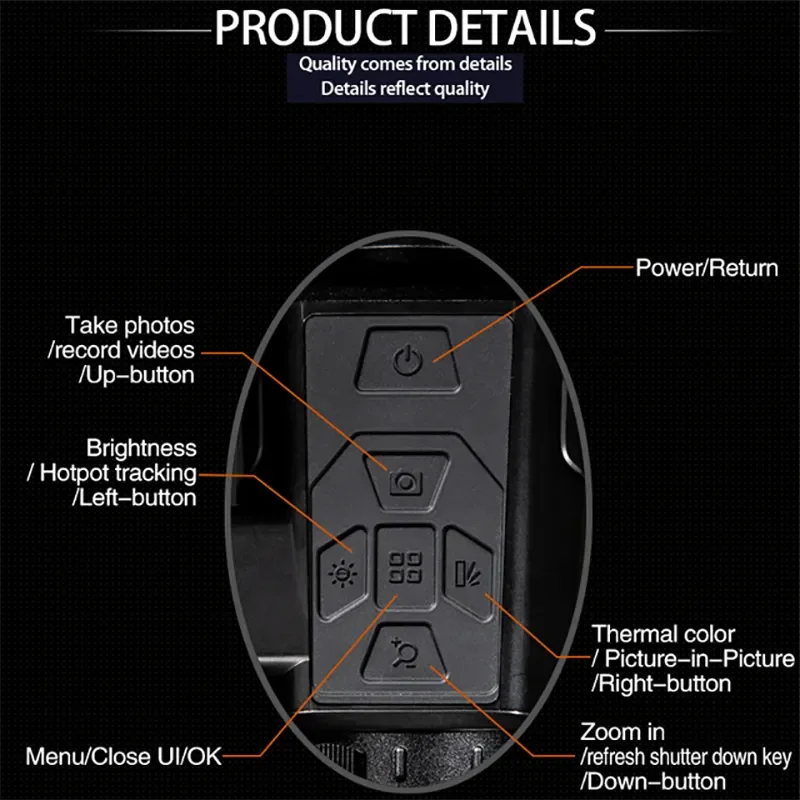 Stainless Alloy Housing Gen 2 Phone Connect Wifi Sight Camera Telescope Monocular Termico