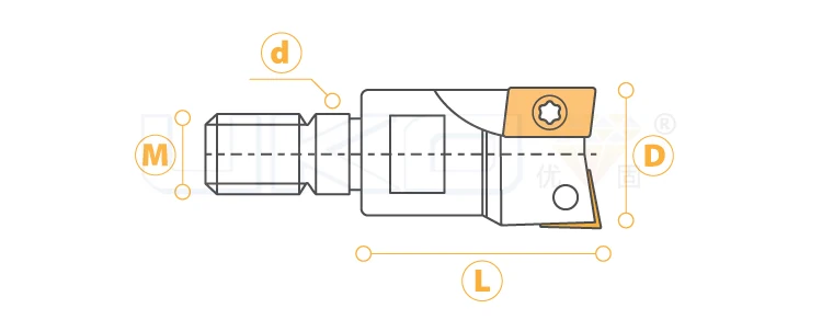 BAP300R Modular End Mill