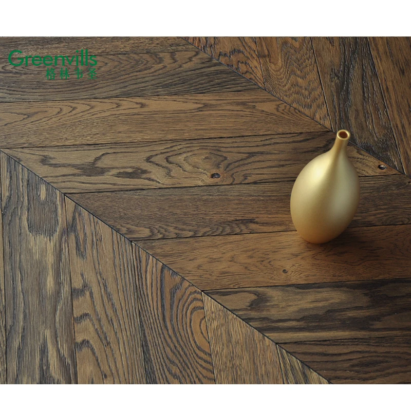 Новое поступление, деревянное и напольное покрытие для гостиной, деревянная плитка из белого дуба, напольное покрытие с шевронным покрытием