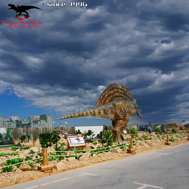 Life size high quality mechanical interactive moving dinosaur