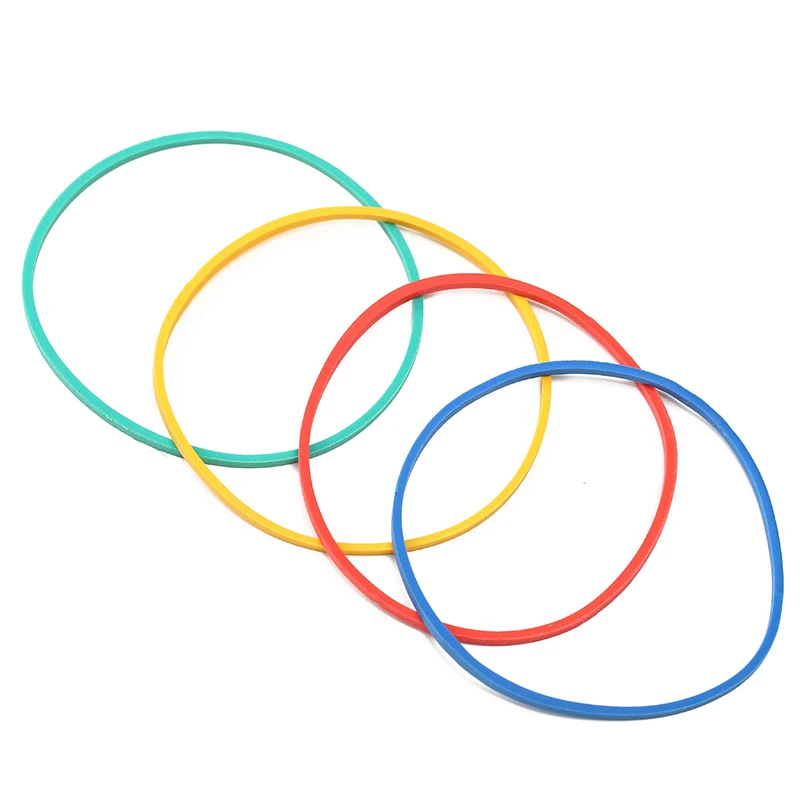 custom synthetic elastic assorted colors rubberbands rubber bands for money