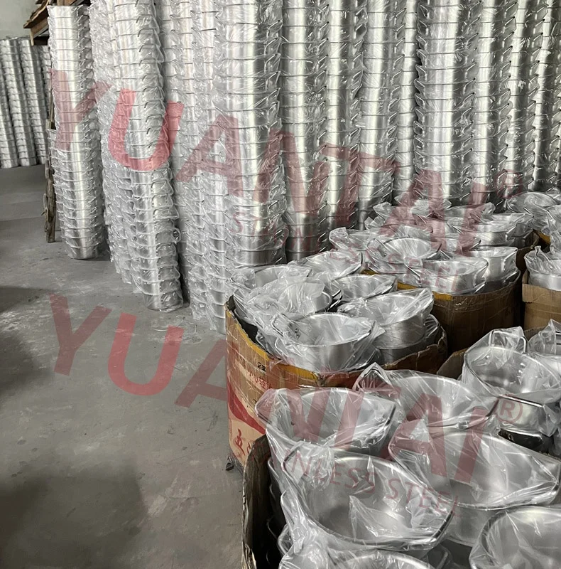 Factory Direct Cooking Pot set Soup 14 PCS aluminum satin finished Cookware cooking pot set in kitchen