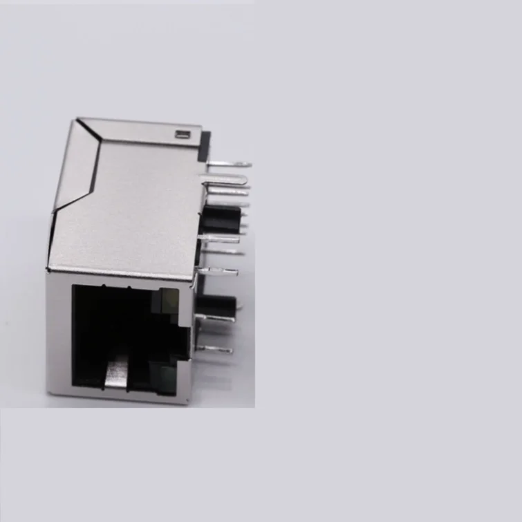 Single Port Connecteur RJ 45 Female Connector Jack Lan Network RJ45 Socket Connector With Led Light