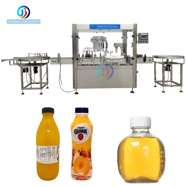 JB-YG4 Orange Mango Grape Juice Filling line PET bottle apple concentrate Bottling machinery Small juice filling machine