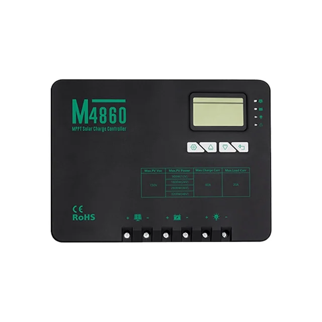 Helios 12/24/36/48V 60A Max3200W solar controller with solar panel to charge for the battery Bluetooth + APP operation