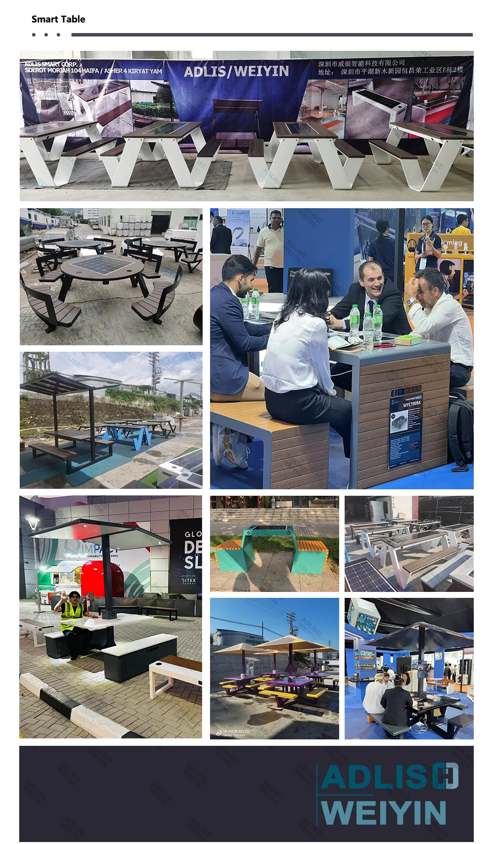 High Quality Stainless Steel Solar Power Modern Style Bus Station Multi Functional Bus Stop Shelter