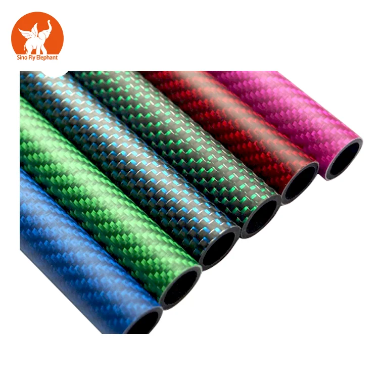 oem custom colored tapered conical taper pool cue billiard shaft carbon carbone fiber tube tubing