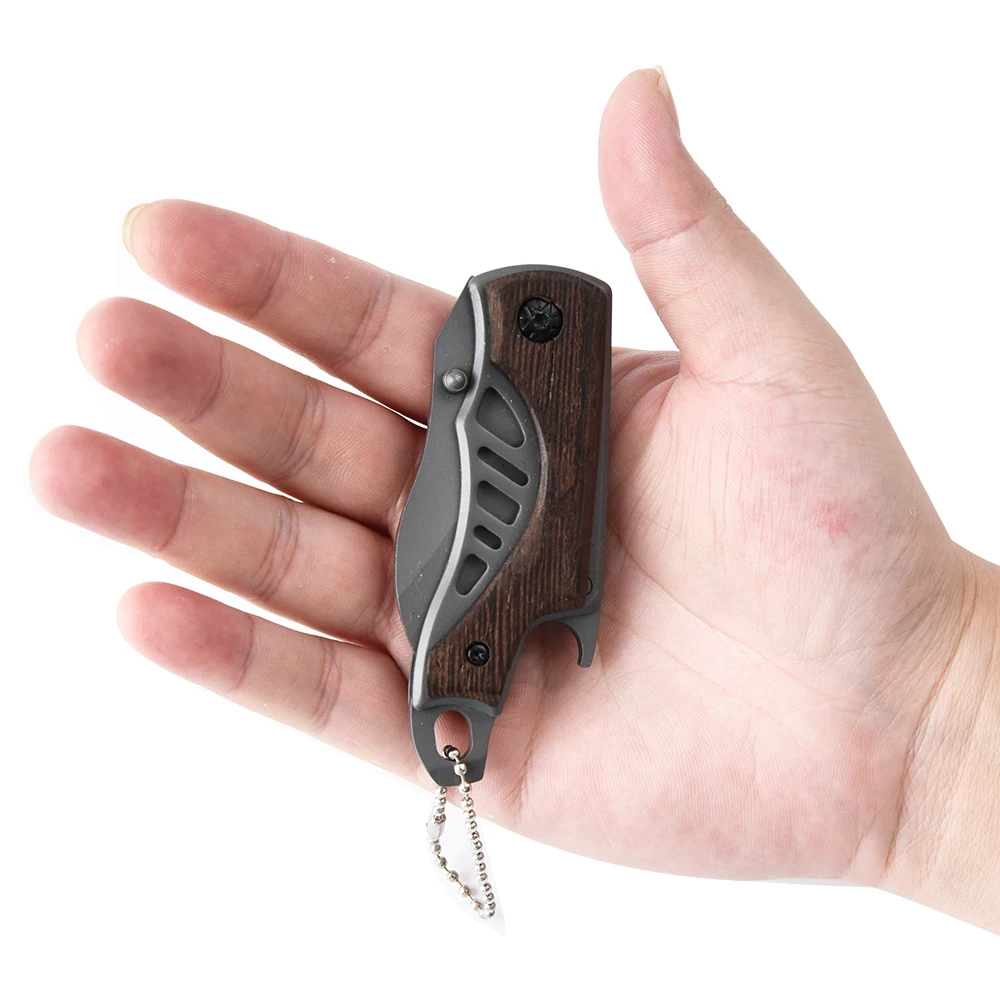 Складные карманные острые ножи с деревянной ручкой для охоты кемпинга выживания на природе Ножи Оптовая продажа складной нож