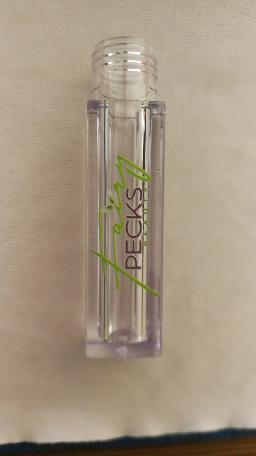 Luxury 6ml 7ml empty square all clear roll on lip gloss tubes container with pink top lipgloss roller tube