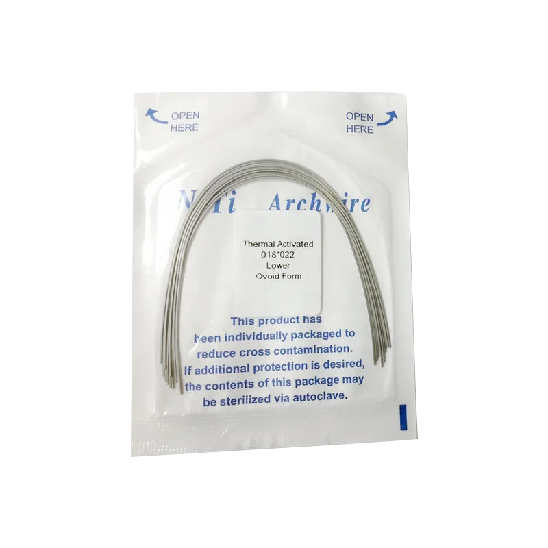 OEM supplier dental orthodontic super elastic Thermal Activated Arch Wire