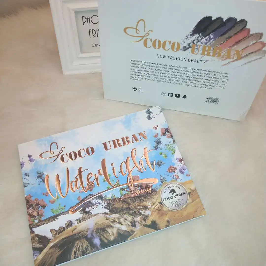 Vegan 63 color eye shadow European and American makeup market bead matte unicorn earth liquid eyeshadow