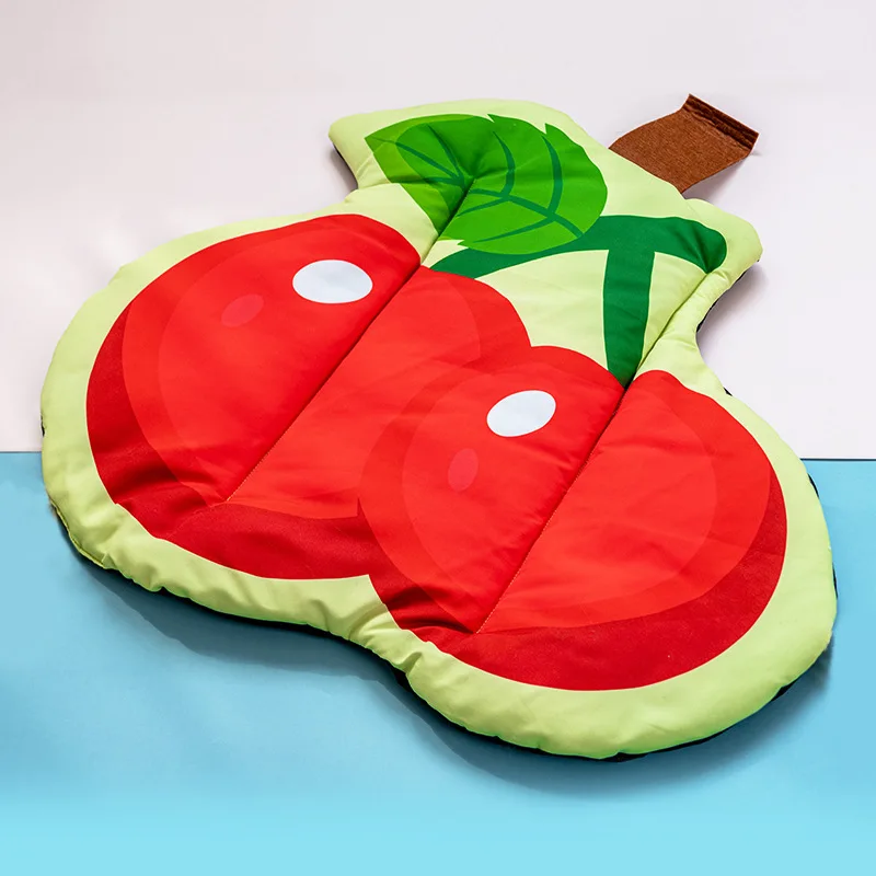 Puda Pet Supplies Lovely Cartoon Summer Outdoor Pet Cooling Camp Bed New Designer Pet Beds for Dog and Cat