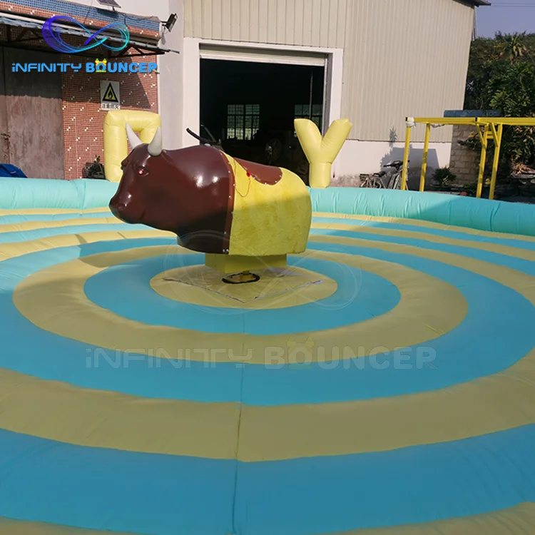 2024 Customized Commercial Inflatable Sport Game Mechanical Rodeo Bull Penis Inflatable Bull Ride Inflatable Bullfighting Game