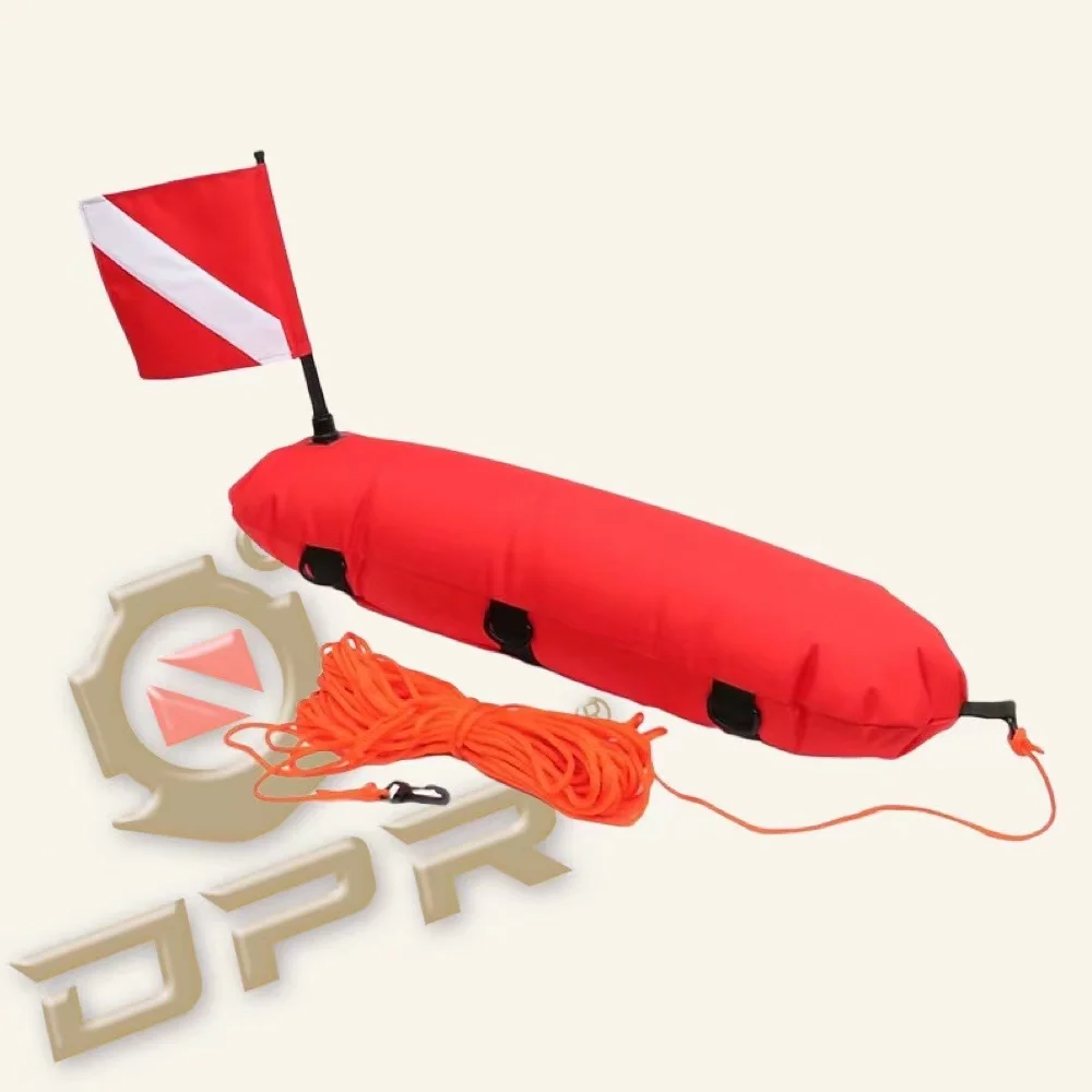 DPR double layer diving spearfishing float buoy with dive flag and rope