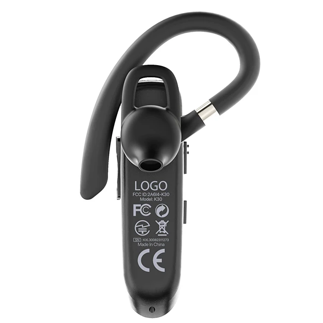 wireless 5.0 noise-cancelling single ear cell phone headsets earbud earphones earhook earphone with mic for driver