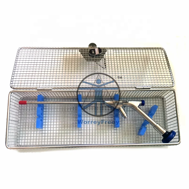 Orthopedic instruments  Autoclave sterilization tray , sterilization box for spine endoscope 6.3mm transforaminal endoscope