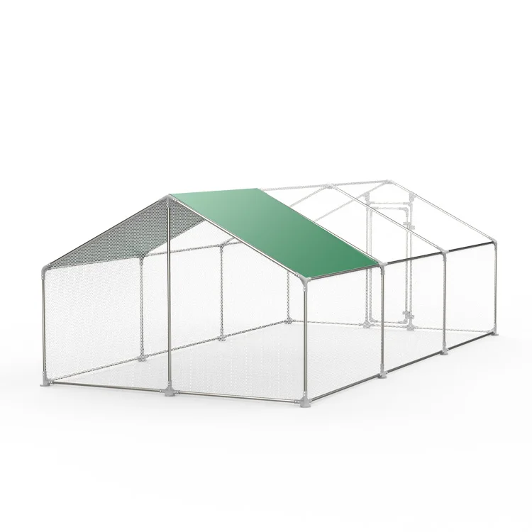 Poultry Rabbit Cage Run Metal Chicken Coop Laying Hens Chicken Coop Pet House For Sale