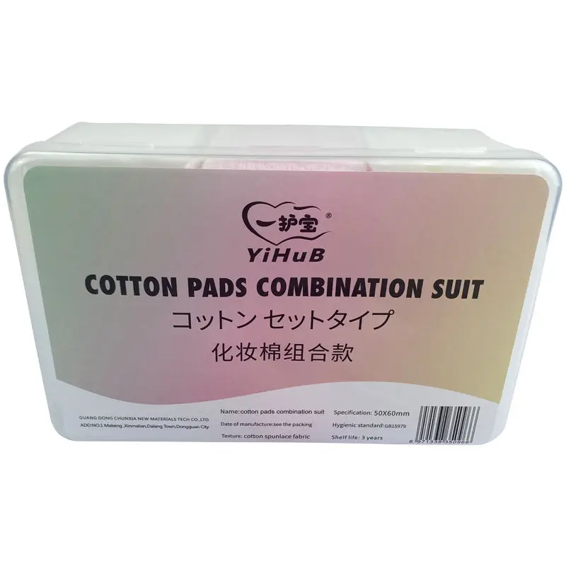 Soft Cotton pad combination cotton rounds cotton pads face cleaning skin pad