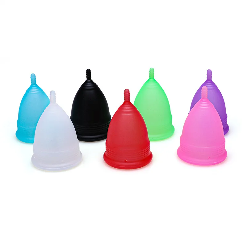 J1105 High Quality Female Period menstrual cup /custom silicone  menstrual cup