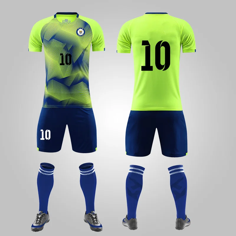 Custom Wholesale 2022/23 Quality Club Soccer Jersey Sublimation Football Team Wear Full Kits 100%Polyester Soccer Uniform wear//