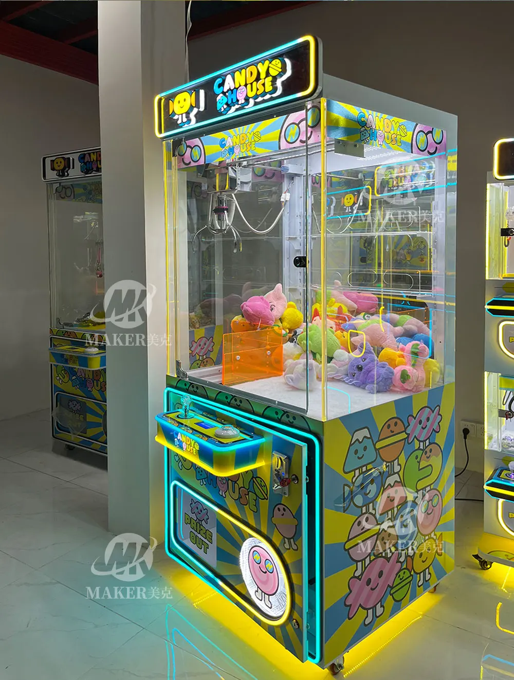 MAKER Factory Discount Hot Sale Plastic 1 Person Game Machine