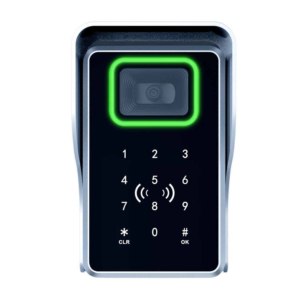 4G Ethernet cable  QR Code Scanner RFID card reader keypad Outdoor Access Control  QR code card reader