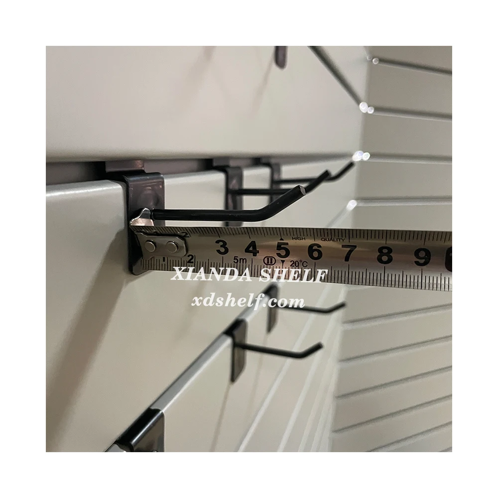 Hot Sell Chrome Plating Double Wire Slatwall Display Hook