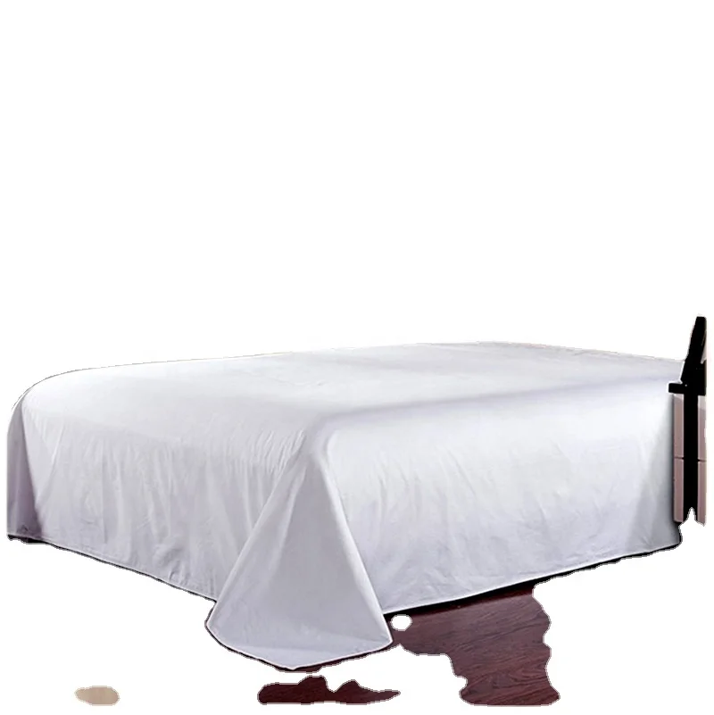 Factory Wholesale poly cotton 144 thread count fabric for bed sheet/linen in rolls