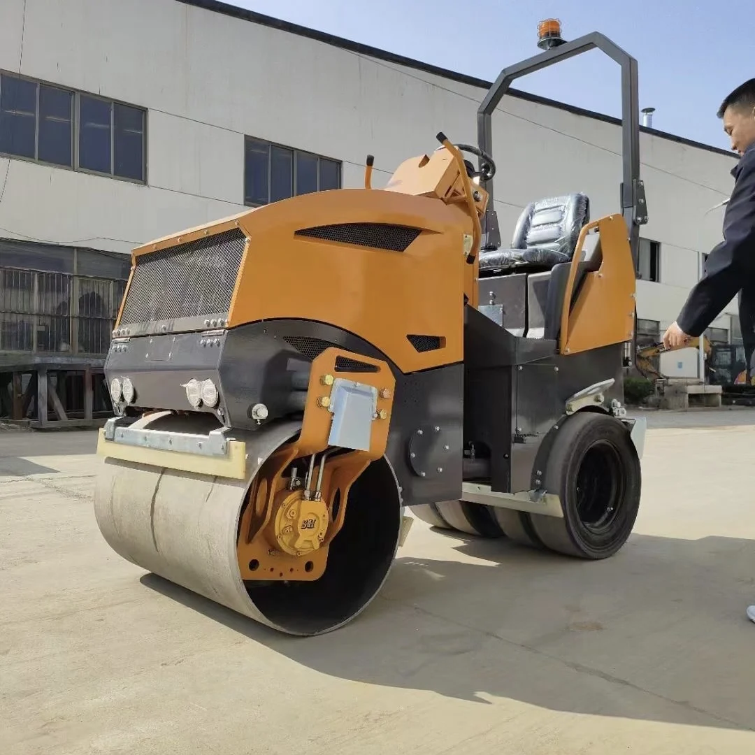 Construction Machinery 2 Ton 3.5 Ton 5 Ton Rubber Tire Roller Diesel Hydraulic Vibratory Roller Asphalt Road Compaction