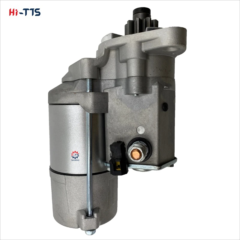 Hi-TTS Excavator Starter Motor E307E2 C2.6 12V 9T 2.0KW Engine Starting Motor 15425-63010 028000-9030 for Kubota