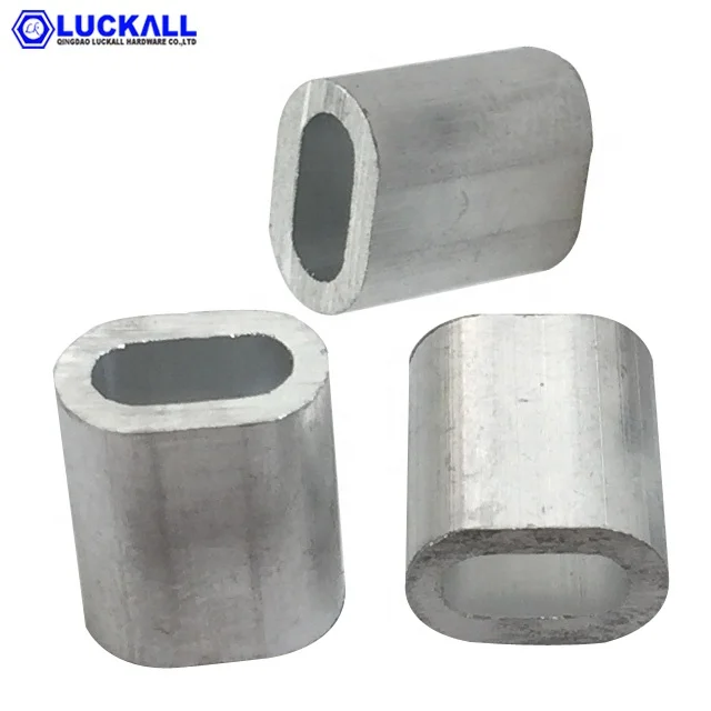 Specification En13411-3 Aluminium Oval Wire Rope Cable Steel Ferrule Din3093  1MM