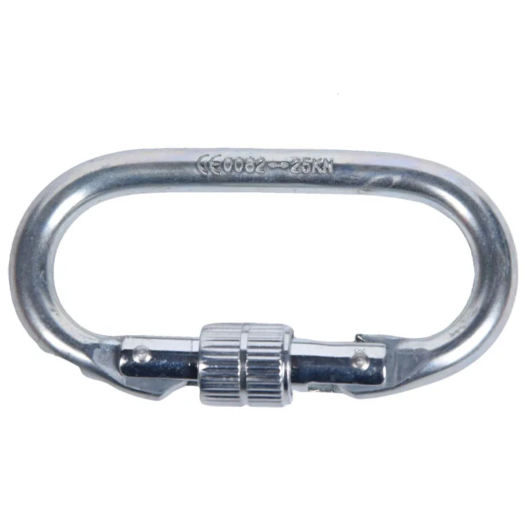 high quality chain sling Climbing connecting ring aerial yoga Aluminum-magnesium safety lock hook