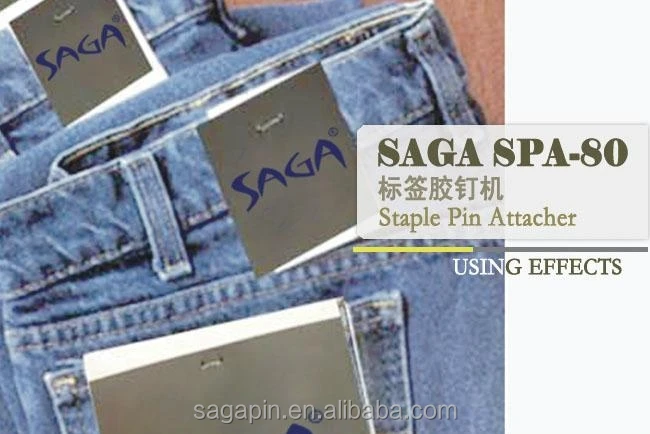 
Plastic Staple Pin Attacher Machine SPA-80 For JEANS Socks Label Tagging Machine 
