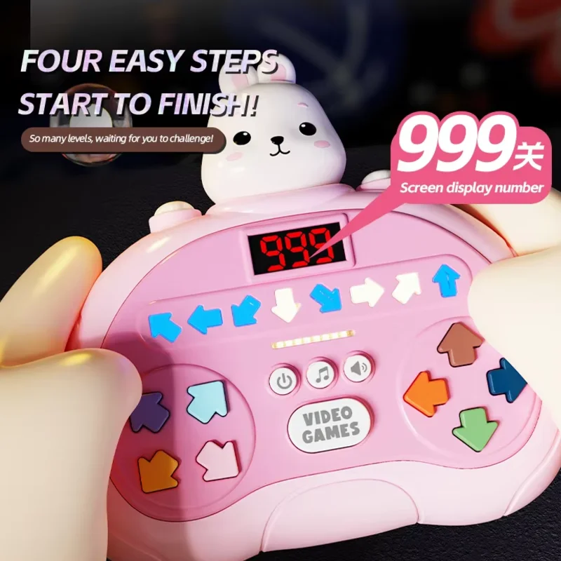 Handheld Games quick push dance game educational toy Kids Press Sensory Toys Rhythm Master